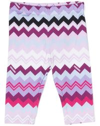 Missoni - Zigzag-Print Elasticated-Waistband Leggings - Lyst