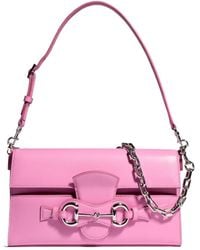 Gucci - Horsebit Ristretto Medium Shoulder Bag - Lyst