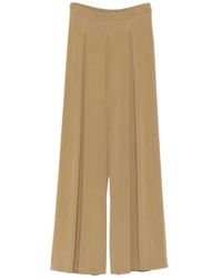 Max Mara - Bermuda Pleated Trousers - Lyst