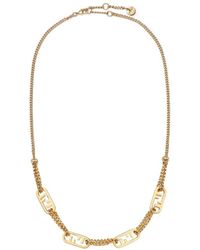 Fendi - Coloured Metal Necklace - Lyst