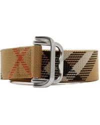 Burberry - Check Ribbon Belt - Lyst