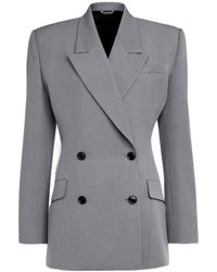Alaïa - Alaïa Gabardine Tailored Jacket - Lyst