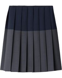 Miu Miu - Mohair-Wool Pleated Midi Skirt - Lyst