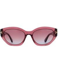 Tom Ford - Eyewear Geometric Frame Sunglasses - Lyst