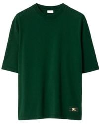Burberry - Ekd Logo-Patch Crewneck T-Shirt - Lyst