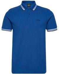 BOSS - Boss Logo Embroidered Short-Sleeved Polo Shirt - Lyst