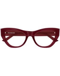 Balenciaga - Eyewear Cat-Eye Frame Glasses - Lyst
