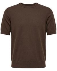 Peserico - Short-Sleeved Crewneck Jumper - Lyst