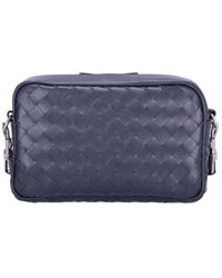 Bottega Veneta - Intreccio Zip Around Messenger Bag - Lyst