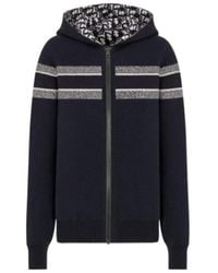 Dior - Reversible Zipped Cardigan With Hood - Lyst