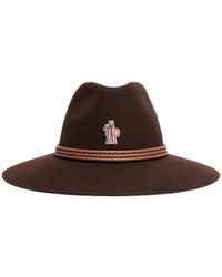 Moncler - Wool Wide Brim Hat - Lyst