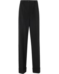 Dolce & Gabbana - Turn-Up Hem Pants - Lyst