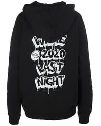 Off-White c/o Virgil Abloh - Dropping Heart Logo Print Hoodie - Lyst