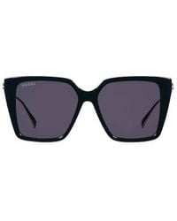 Gucci - Square Frame Sunglasses - Lyst