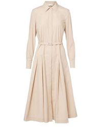 Tory Burch - Pleated Cotton-Blend Shirt Dress - Lyst