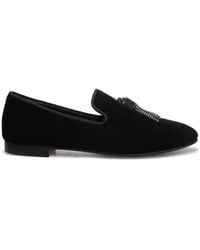 Giuseppe Zanotti - Logo Round-Headed Business Casual Shoes - Lyst