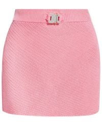 1017 ALYX 9SM - Buckle-Detail High-Waisted Mini Skirt - Lyst