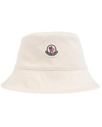 Moncler - Logo Patch Bucket Hat - Lyst