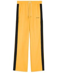 Celine - Double-Sided Plain Knitted Button Sweatpants - Lyst