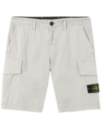 Stone Island - Regular Fit Cargo Bermuda Shorts - Lyst