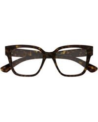 Gucci - Eyewear Square Frame Glasses - Lyst