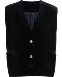 Blazé Milano - Gliss Cotton Velvet Vest - Lyst