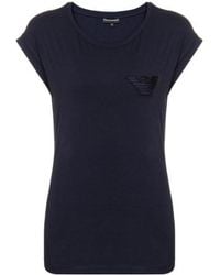 Emporio Armani - Round-Necked T-Shirt - Lyst