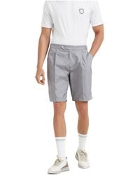 Brunello Cucinelli - Logo Patch Bermuda Shorts - Lyst