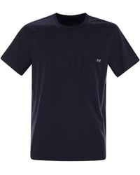 Fay - Pocket Crew Neck T-Shirt - Lyst