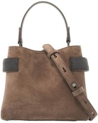 Brunello Cucinelli - Embellished Handbag - Lyst