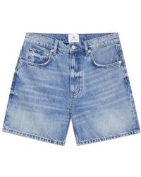Anine Bing - Denim Shorts With Belt Loops - Lyst