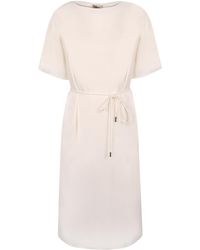 Herno - Tie-Waist Short-Sleeve Dress - Lyst