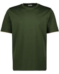 Moncler - Logo Embroidered Crewneck T-Shirt - Lyst