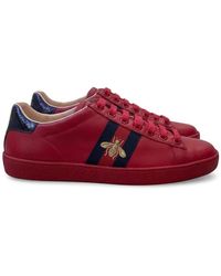 Gucci - Lace-Up Low-Cut Skate Shoes - Lyst