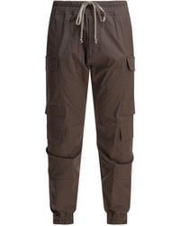 Rick Owens - Cargo-Pocket Drawstring Cargo Trousers - Lyst
