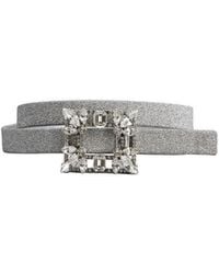 Roger Vivier - Broche Vivier Buckle Belt - Lyst
