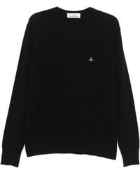 Vivienne Westwood - Orb Logo Knitted Sweater - Lyst