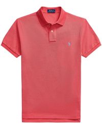Polo Ralph Lauren - Logo-Embroidered Straight Hem Polo Shirt - Lyst