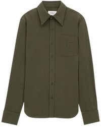 Saint Laurent - Cassandre Button-Up Shirt - Lyst