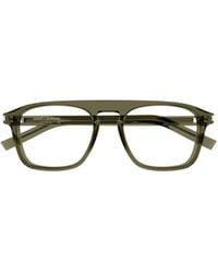Saint Laurent - Eyewear Sl 157 Rectangular Glasses - Lyst