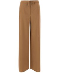 Max Mara - Studio Berard High-Waist Drawstring Trousers - Lyst