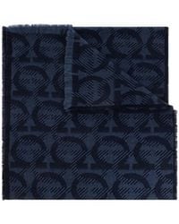 Ferragamo - Ferragamo Frayed Edge Scarf - Lyst