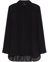 Marella - Lapel Long Sleeve Shirt - Lyst