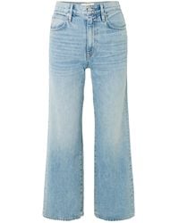 SLVRLAKE Denim - Grace High-Rise Wide-Leg Jeans - Lyst