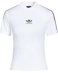 Balenciaga - Mock-Neck Fitted Short-Sleeve T-Shirt - Lyst