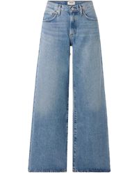 Agolde - Wide-Leg Denim Trousers - Lyst