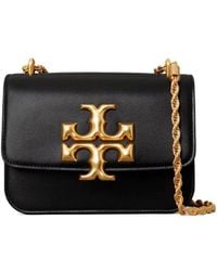 Tory Burch - Eleanor Logo Plaque Small Shoulder Bag - Lyst