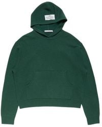 Acne Studios - Knitted Long-Sleeve Hoodie - Lyst