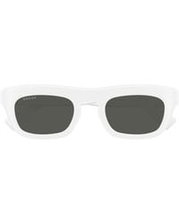 Gucci - Eyewear Rectangular Frame Sunglasses - Lyst