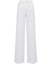 McQueen - Wide Leg Jeans - Lyst
